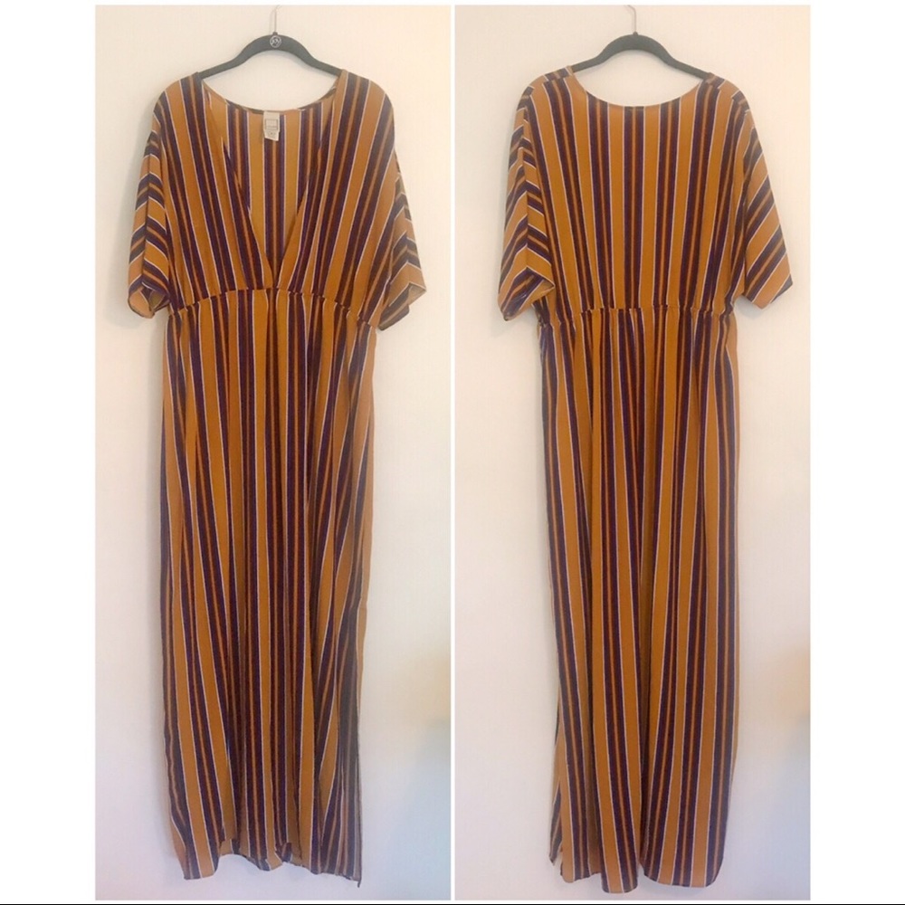 Forever 21 Plus Striped Maxi Dress